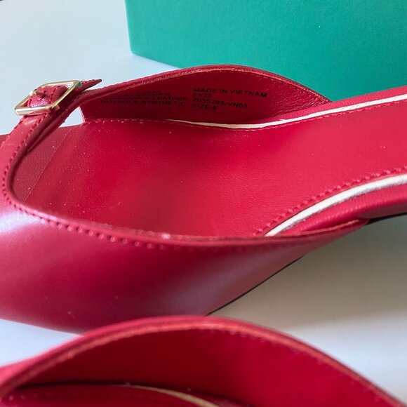 New Rouje X J.Crew Jolie square-toe heels size 8 - Picture 6 of 12